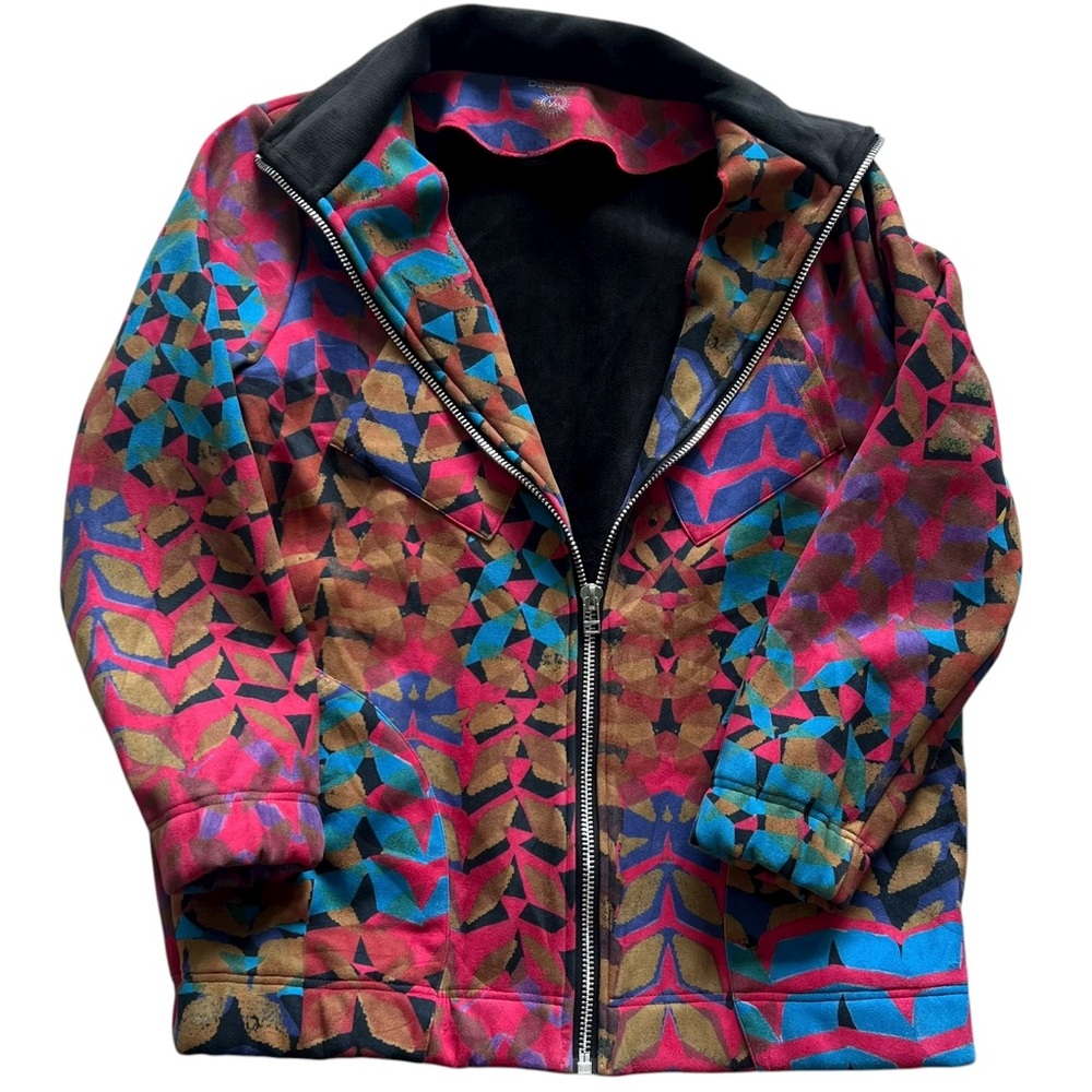 Desigual Retro Patch OLAHRAGA Jacket Size L/XL - Picture 7 of 16